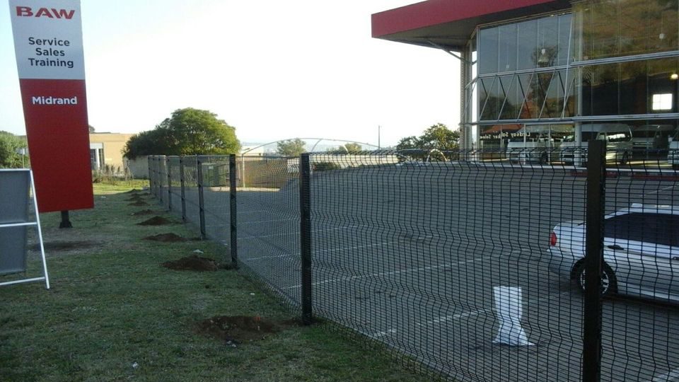 Clear View – Midrand BAW Fence Installation for dealership