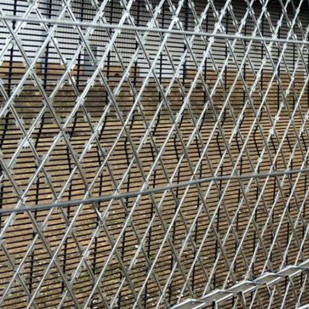 Razor Mesh Fence Razor Mesh Fence installed